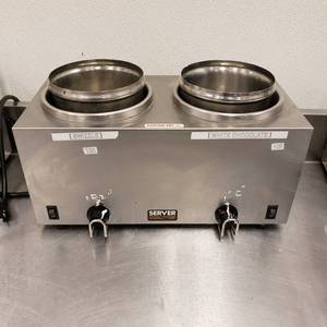 lot 9018 image: Server Twin FS food warmer