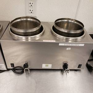 lot 9019 image: Server Twin FS food warmer 120 volt