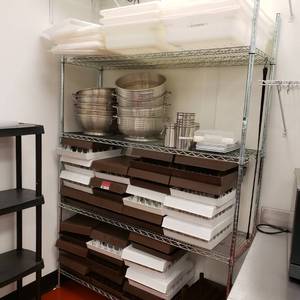 lot 9027 image: Contents on metro rack