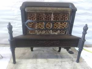 lot 51 image: Vintage Gas Heater Fireplace Insert