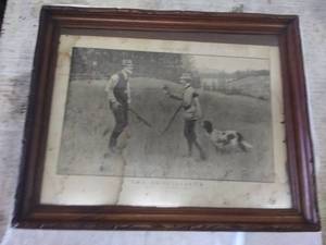 lot 3934 image: The Conciliator Vintage Framed Art Print