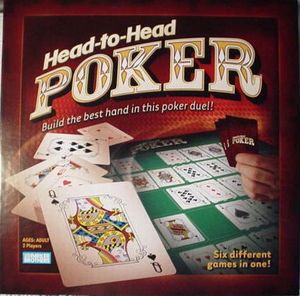 lot 5520 image: Parker Brothers Head to Head Poker Game 6 Games in 1 Best Card Hand Duel