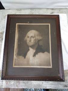lot 5525 image: George Washington wall art