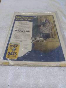 lot 5813 image: Vintage Armor Oats Advertisment