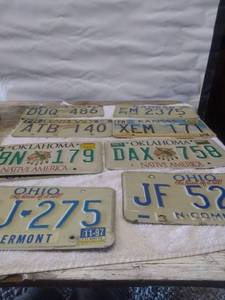 lot 5830 image: Lot of License Plates