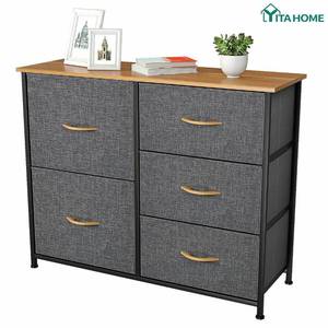 lot 65105 image: YITAHOME Chest Storage 5 Drawers Dresser Bedroom Cabinet Toy Furniture Organize