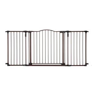 lot 65148 image: North States Industries Supergate Deluxe D�cor Metal Gate, Espresso, Hardware-Mount