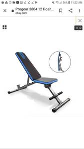 lot 65194 image: Progear 3804 Weight Bench