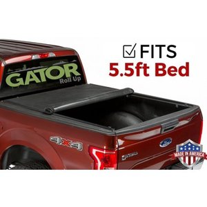 lot 65227 image: Gator ETX Roll-Up (fits) 2007-2019 Toyota Tundra 5.5 FT Bed w TS Only Soft Roll Up Truck Bed Tonneau Cover Made in the USA 53412
