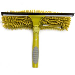 lot 65237 image: Docazoo Docapole Window Squeegee  Scrubber Combo One Button,Fan and Cobweb Duster