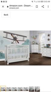 lot 65249 image: Dream On Me Addison 5-in-1 Convertible Crib