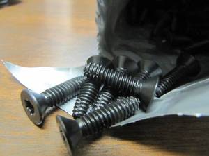 lot 1587 image: Qty 200  14- 20 x 1-1 Thread Cutting Screw  Flat Star  F NEW