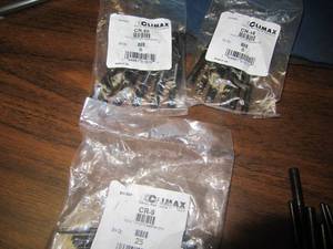 lot 1544 image: NEW Climax Clesco CR-9  CR- 16  CR-20  (37 Total)  Cartridge Roll Mandrel,