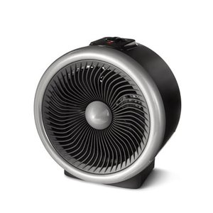 lot 4012 image: Mainstays 2 in 1 Portable Heater Fan, 900-1500W, Indoor, Black