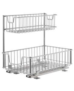 lot 4038 image: TRINITY Sliding Undersink Organzier Chrome