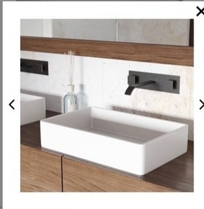lot 4039 image: VIGO MAGNOLIA MATTE STONE VESSEL BATHROOM SINK