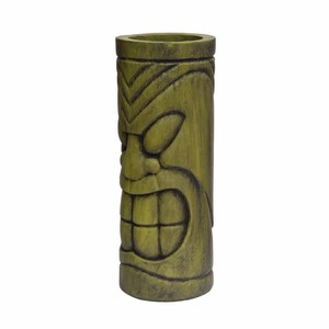 lot 4044 image: Christopher Knight Home Saguard Antique Green Cast Stone Outdoor Polynesian Urn