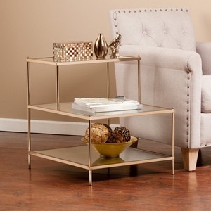 lot 4045 image: Knox Accent Table-MaterialPlated Iron,Size20.5W x 24L x 23.75H