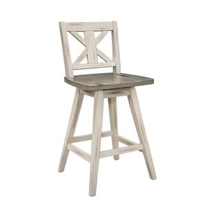 lot 4046 image: Roux Swivel Counter Height Barstool (Set of 2)