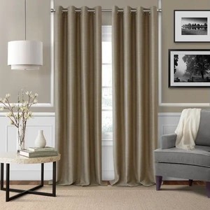 lot 4049 image: Serena Adjustable 48in -86in Curtain Rod with Cap Finials