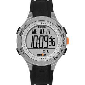lot 62005 image: Mens Timex Ironman Essential 30 Lap Digital Watch - GrayBlack TW5M24600JT, BlackGray