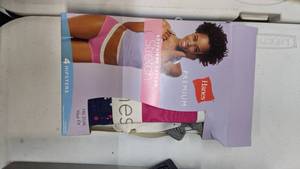 lot 62088 image: hanes boyfriend cotton stretch hipster