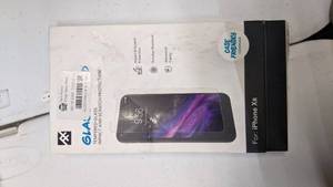 lot 62094 image: tempered glass for iPhone XR case friendly