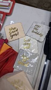 lot 62114 image: variety of wedding napkins