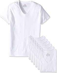 lot 62047 image: 7 Hanes Large White T-shirt