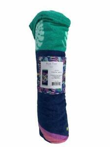 lot 62071 image: Target Brand 100% Cotton Printed Beach Towel 28 X 58 Inches (bluegreen)