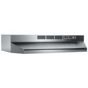 lot 59616 image: Broan - 30 Recirculating Range Hood - Stainless steel