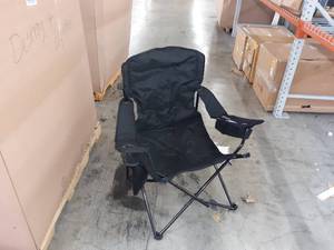 lot 59635 image: Amazonbasics Extra Large Padded Folding Outdoor Camping Chair With Bag