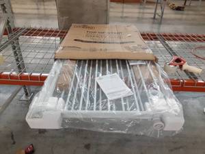 lot 59683 image: Regalo 2-in-1 Stairway and Hallway Wall Mounted Baby Gate, Bonus Kit, Includes Banister and Wall Mounting Kit