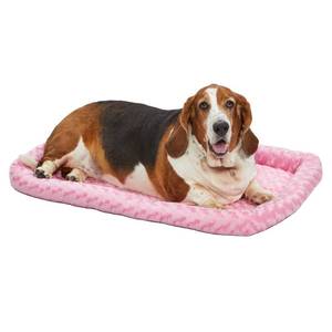 lot 59694 image: MidWest QuietTime Pet Bed & Dog Crate Mat, Pink, 36