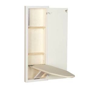 lot 59720 image: Household Essentials StowAway InWall Ironing Board White