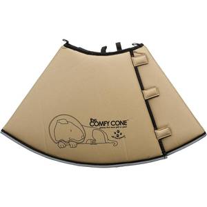 lot 59764 image: Comfy Cone Pet E-Collar, Xlarge, Tan