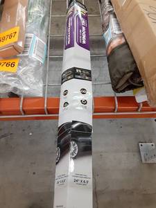 lot 59769 image: Gila� Static Cling 5% VLT Automotive Window Tint DIY Easy Install Glare Control Privacy 2ft x 6.5ft (24in x 78in)