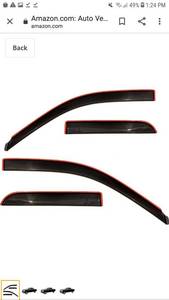lot 65261 image: Auto Ventshade 994003 Low Profile Dark Smoke Ventvisor Side Window Deflector, 4-Piece Set for 2009-2018 Dodge Ram 1500 2019 Ram 1500 Classic  Fits Quad Cab