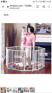 lot 65293 image: Toddleroo By North States 3 In 1 Metal Superyard 198 Long Extra Wide Baby Or 8