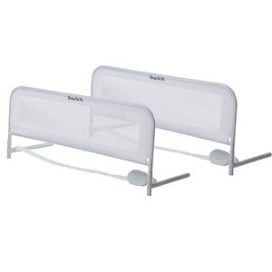 lot 65297 image: Dream On Me Adjustable Mesh Bedrail Double Pack, White