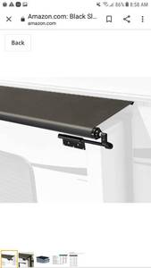 lot 65305 image: Black Slide Topper Awning - 90