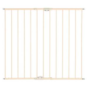 lot 65311 image: North States Tall Easy Swing and Lock Stairway Gate - Linen