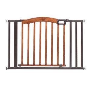 lot 65330 image: Summer Infant Decorative Wood & Metal Extra-Wide Pressure Mounted Gate
