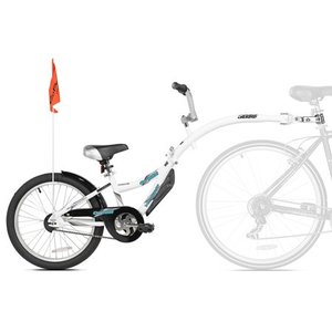lot 65354 image: Kazam WeeRide Co-Pilot Bike Trailer, White