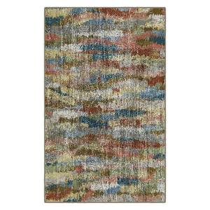 lot 65412 image: Brumlow Mills Rustic Earthtones Vintage Abstract Printed Rug, Lt Beige, 2.5X3.5 Ft