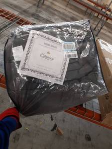 lot 65434 image: Gray queen comforter set