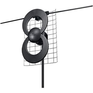 lot 65467 image: Antennas Direct C2-V-CJM ClearStream 2V UHFVHF IndoorOutdoor DTV Antenna with 20 Mount