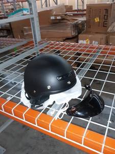 lot 65478 image: Core black helmet with visor