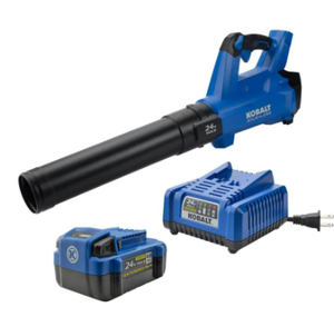 lot 5607 image: Kobalt Brushless 24V Max Blower with Battery and Charger