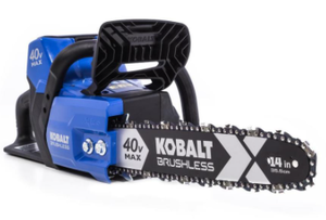 lot 5608 image: Kobalt Brushless 40V Max Chainsaw